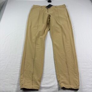 Blackballed Golf Pants Mens Large Brown Jogger Stretch Performance Tapered NEW